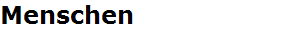 Menschen
